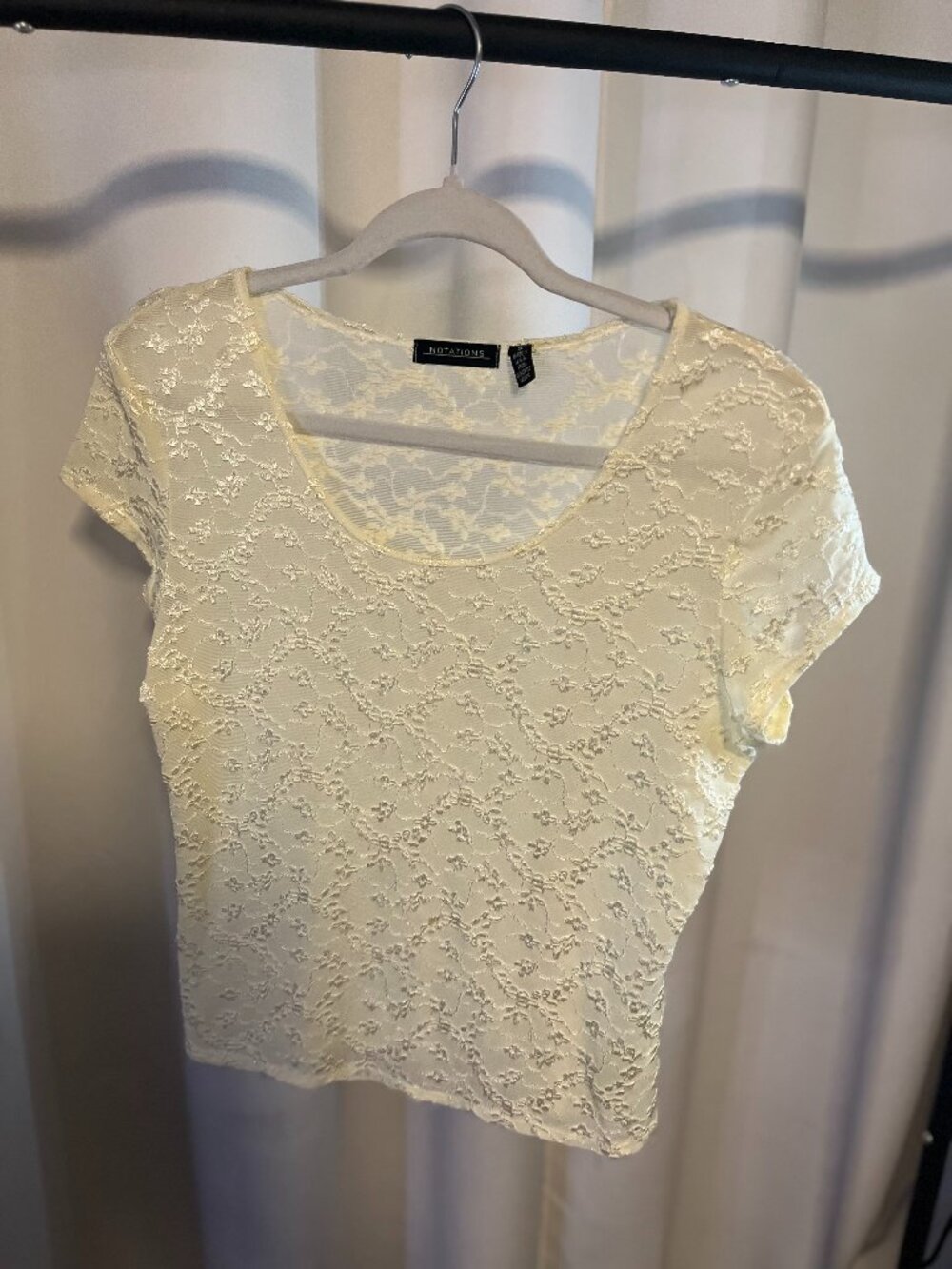 White Lace Tee